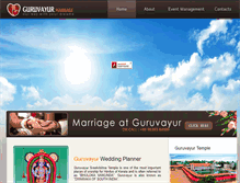 Tablet Screenshot of guruvayurmarriage.com